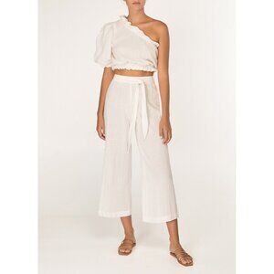 Peony Swimwear Vacation Culotte Pants Magnolia Beige